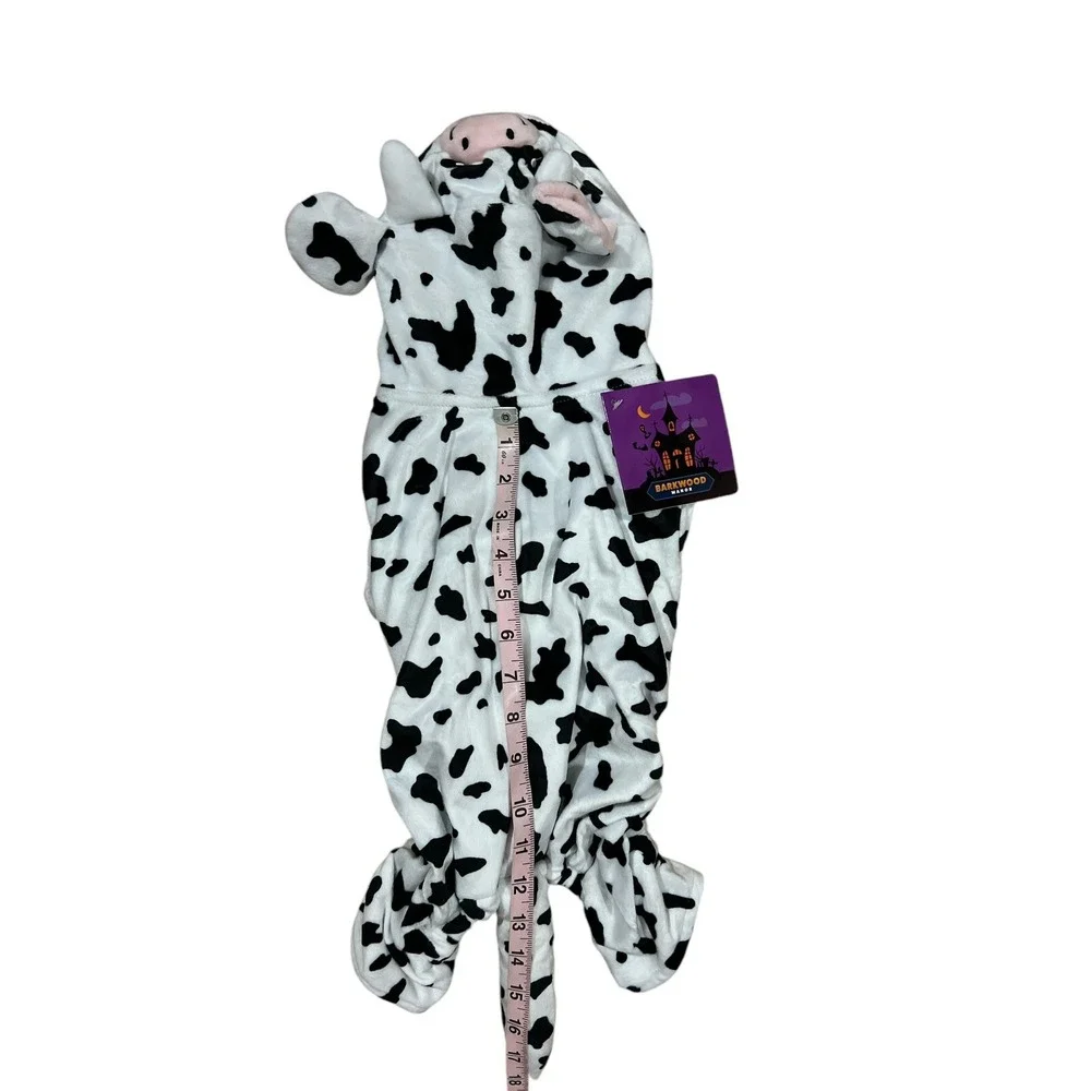 Hooded Cow Costume For Dog Size Small